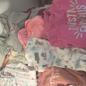lot of brand new 9-12 m baby girl clothes